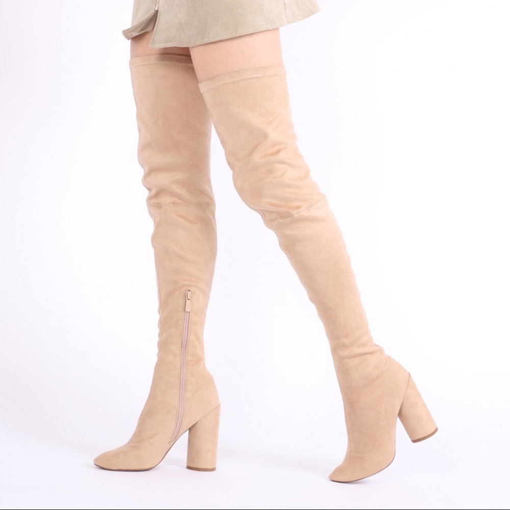 Public Desire Tan Boots